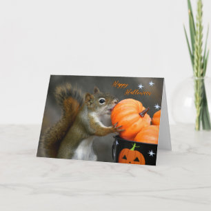 Mr Bickles de Eekhoorn Halloween kaart