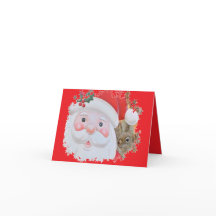 Mr. Bickles de eekhoorn opgevouwen kerstkaart