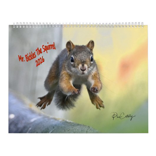 Mr. Bickles The Squirrel 2026 calendar Kalender (Hoes)