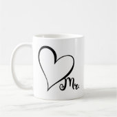 Mr. Black Heart Mug (Gauche)