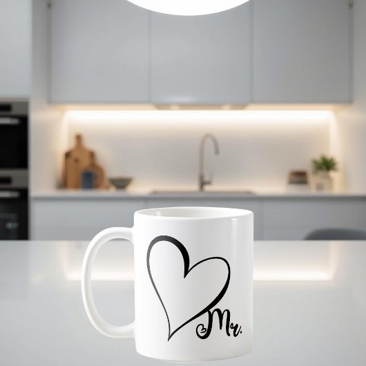 Mr. Black Heart Mug