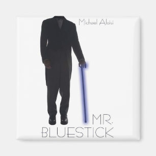 Mr Bluestick Magnet. Magneet
