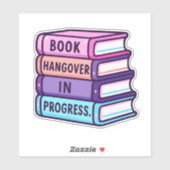 mr books Custom-Cut Vinyl Sticker (Vel)