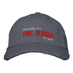 MR Bubba voor jou! Geborduurde Pet