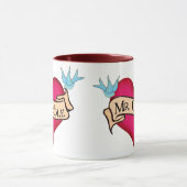 "Mr Candle" Cadeaupapier en banner Tattoo Mok (Midden)