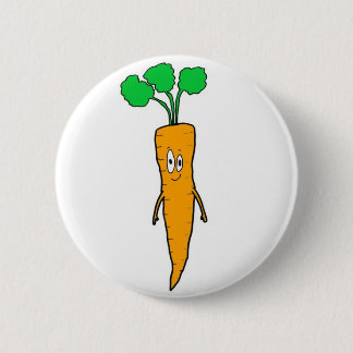 Mr. Carrot in White Ronde Button 5,7 Cm