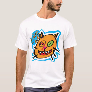 Mr Cat van Eli - Witte T T-shirt