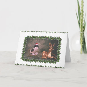 Mr Chin Christmas_sleigh Feestdagen Kaart