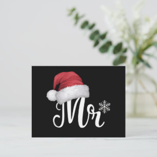 Mr Claus Koppels Matching Kerstmis Pyjama Santa Feestdagenkaart