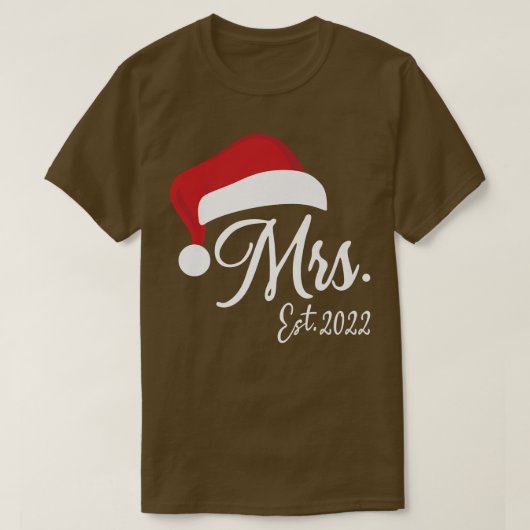 Mr Claus & Mrs Claus Est T-shirt (Design voorkant)
