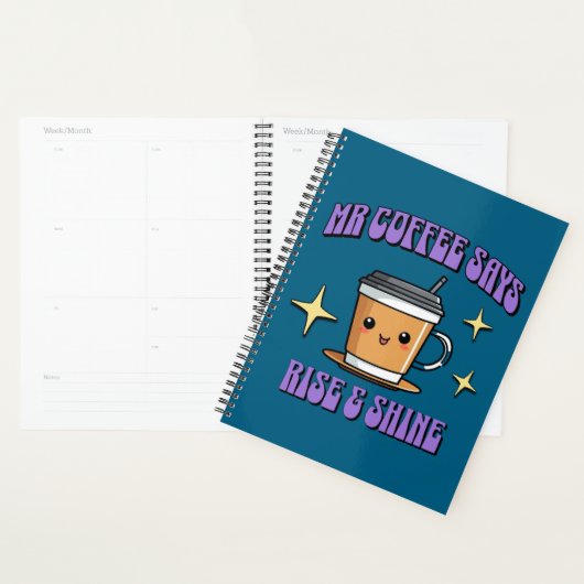 Mr Coffee Says Rise & Shine Planner (Display)