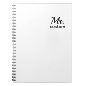 Mr. Custom Notebook – Spiral Photo Notebook Notitieboek (Voorkant)