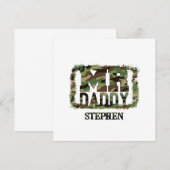 Mr. Daddy Camouflage Design met aangepaste naam (Voorkant / Achterkant)