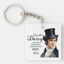 Mr Darcy onrealistische verwachtingen van vrouwen Sleutelhanger