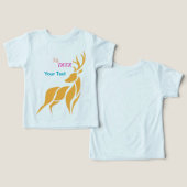 Mr. Deer Graphic – Rustic Woodland Style (Ontwerp Voorkant & Achterkant)