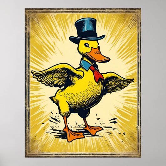 Mr Duck - Archival Art Print (Voorkant)