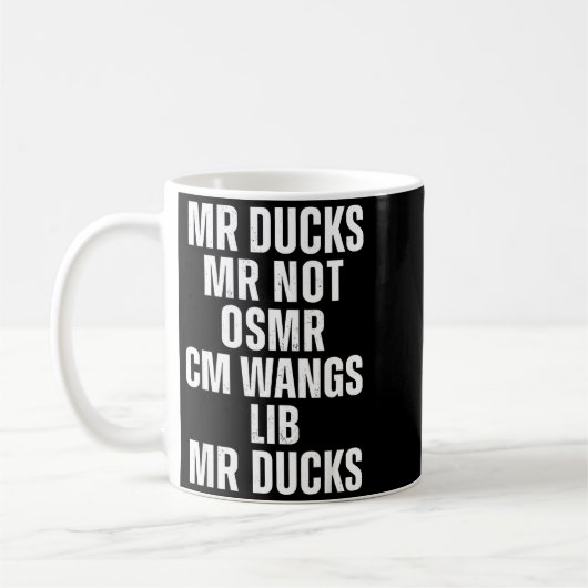 Mr Ducks Mr Not Duck Joke Phonetic Puzzle Koffiemok (Links)