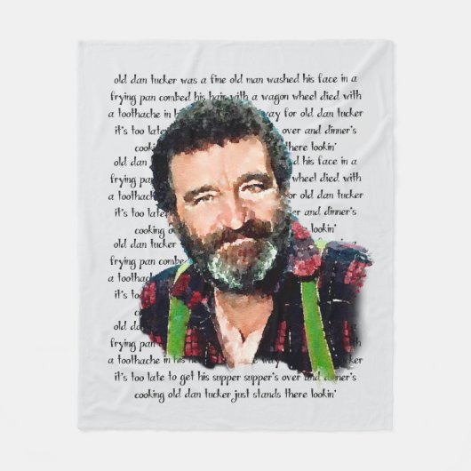 Mr Edwards Little House on the Prairie Fleece Deken (Voorkant)