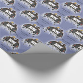 Mr. en de heer Personalized Gay Wedding Gift Wrap Cadeaupapier (Hoek)