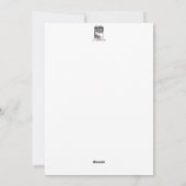 Mr. en mevrouw Claus Holiday Kaart (Achterkant)