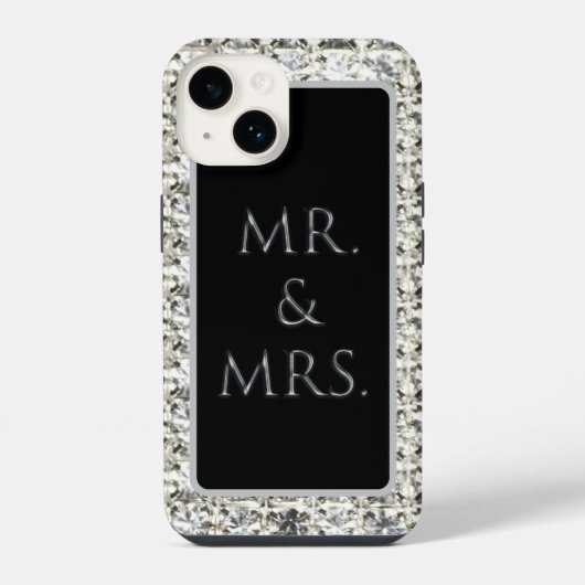 Mr. en mevrouw iPhone hoesje (Achterkant)