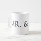 Mr. en mevrouw koffiemok (Voorkant links)