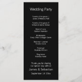 Mr en Mr Blue / Sinaasappel Gay Wedding Service Be Programma (Achterkant)