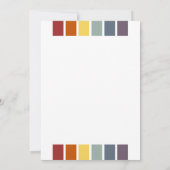 Mr. en Mr. Rainbow Gay Elegant Wedding Aankondiging (Achterkant)