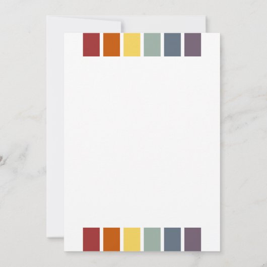 Mr. en Mr. Rainbow Gay Elegant Wedding Aankondiging (Achterkant)