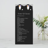Mr en Mr Rainbow Stropdas Gay Wedding Service best Programma (Staand voorkant)