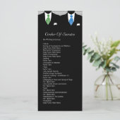 Mr. en Mr. Suit en Stropdas Gay Wedding Service be Programma (Staand voorkant)