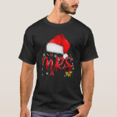 Mr. en Mrs Claus Kerstmis-Matching Couples Pajama T-shirt (Voorkant)