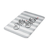 Mr. en Mrs. Click om Kleurstrepes aan te passen Badmat (Gekanteld)