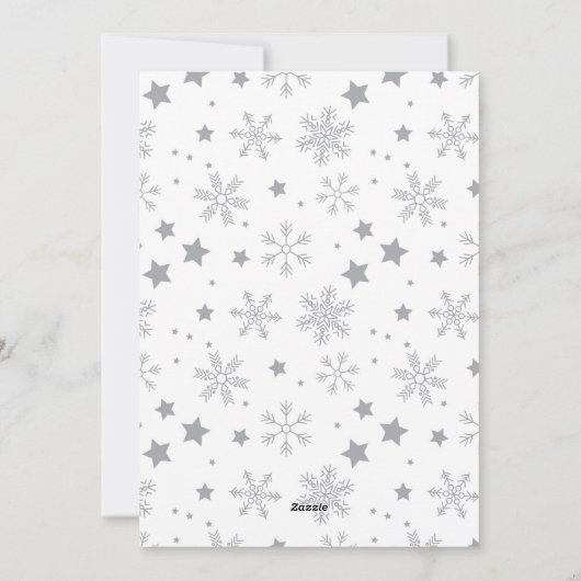 Mr. en Mrs First Kerstman Pas getrouwd Custom Phot Feestdagenkaart (Achterkant)