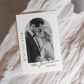 Mr. en Mrs Foto Wedding Hartelijk dank Bedankkaart