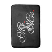 Mr. en Mrs Husband Wife Zijn haar nieuwe wippen Badmat (Voorkant Verticaal)