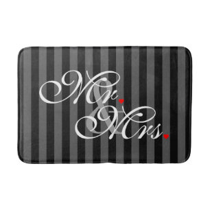 Mr. en Mrs Husband Wife Zijn haar nieuwe wippen Badmat