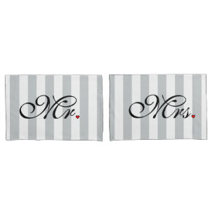 Mr. en Mrs Husband Wife Zijn haar nieuwe wippen Kussensloop