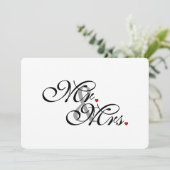 Mr. en Mrs Husband Wife Zijn nieuwe wiet Kaart (Staand voorkant)