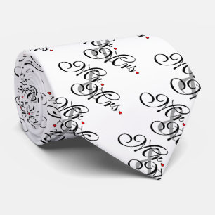 Mr. en Mrs Husband Wife Zijn nieuwe wiet Stropdas