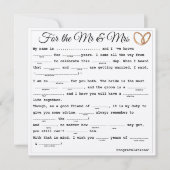 Mr en Mrs Libs (Voorkant)