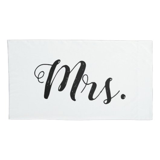 "Mr en Mrs." Reeks Hoesje piloot Kussensloop (Achterkant-Rechts)