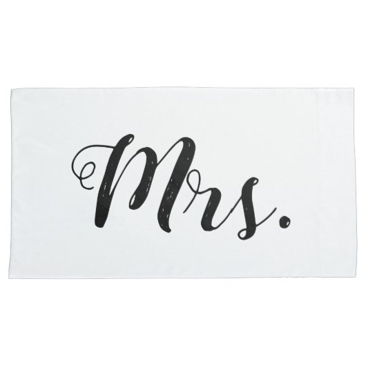 "Mr en Mrs." Reeks Hoesje piloot Kussensloop (Voorkant-Rechts)