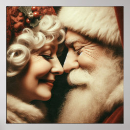 Mr en Mrs Santa Claus Poster