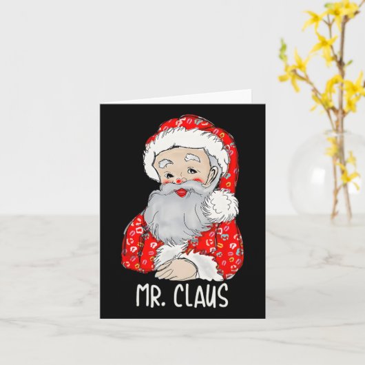 Mr. en Mrs. Sinterklaas koppels die overeenkomen m Kaart (Gele Bloem)