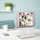 Mr en Mrs stoel stickers om de bruid te versieren  (Laptop op bureau)