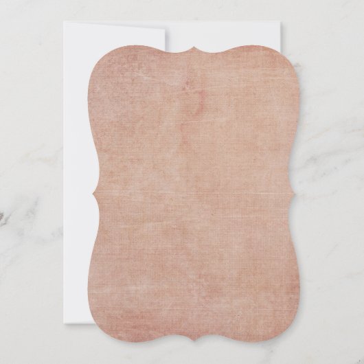 Mr en Mrs Typography Flourish Scroll Waterverf Kaart (Achterkant)