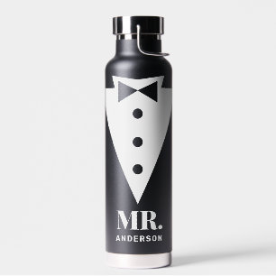 Mr en Mrs Wedding Classic Black Waterfles
