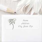 ***MR. ET MRS*** ÉTIQUETTES D'ADRESSE DE RETOUR (En situation)