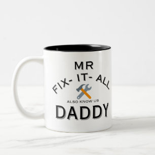 MR FIXIT ALL PAPA TWEEKLEURIGE KOFFIEMOK